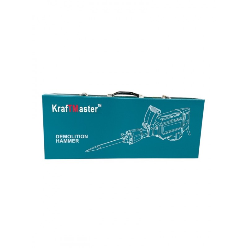 Професионален електрически къртач 2400W в метален куфар KraftMaster - цена